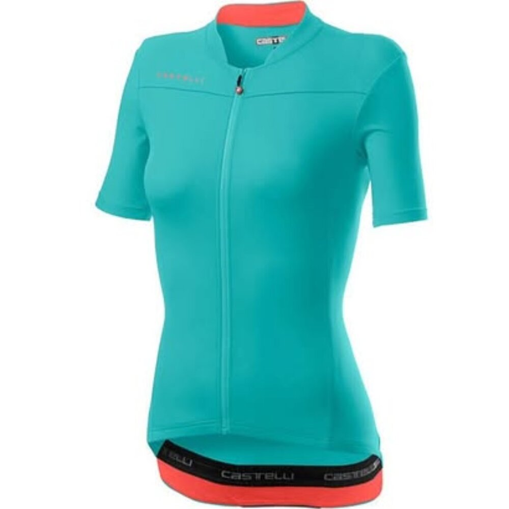 Castelli - Anima 3 Cycling Jersey - Turquoise/pink